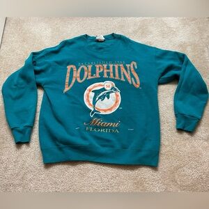 Vintage 1990s Men’s Lee Sport Miami Dolphins Crewneck